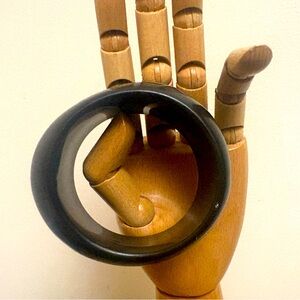 Gorgeous Chunky Brown Vintage Asymmetrical Bangle Bracelet